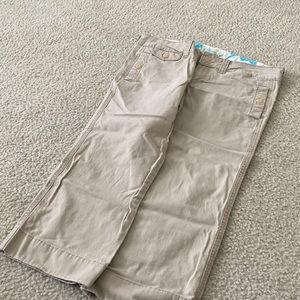 Kaki Hollister stretch capris
